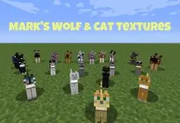 Mark's Wolf and Cat textures (16x16) [1.7.10/14w11b and older]