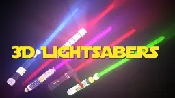 Glowing 3D Lightsabers | 1.8-1.15