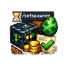 OmniSpawner | Change spawner types via GUI command or spawn egg — with economy permissions