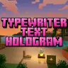 Typewriter Text Hologram Animation