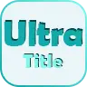 Ultra Title | Custom Title - Actionbar [1.8-1.16]