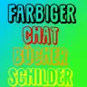 ▲ Colorful ▲ Farbige Bücher, Schilder und Farbiger Chat