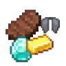 Minecraft, But Eating Drops OP Items