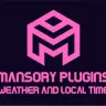 [Mansory] WeatherAndLocalTime, Light and functional plugin