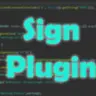 Sign Plugin