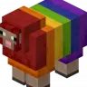 Shear rainbow sheep | Rainbow wool