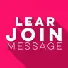 LearJoinMessage» Mensaje personalizado de Bienvenida