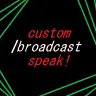 Custom Broadcast Speaker