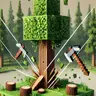 Simple Tree Feller - 2 Tree Falling Animations (optional) [1.18-1.21.3][Java 17-22+]