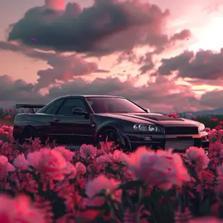 Nissan Skyline Pink Petals