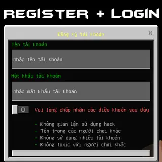 Register + Login