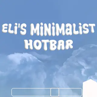Eli'S Minimalist Hotbar