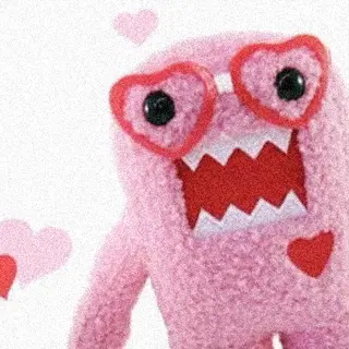 Luvstars Pink Domo Kun Hotbar
