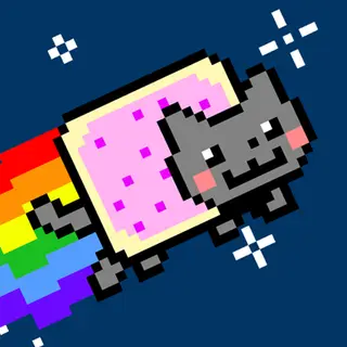 Luvstars Nyan Cat Hotbar