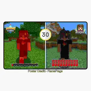 Minecraft but your heart is randomize in every 60 seconds